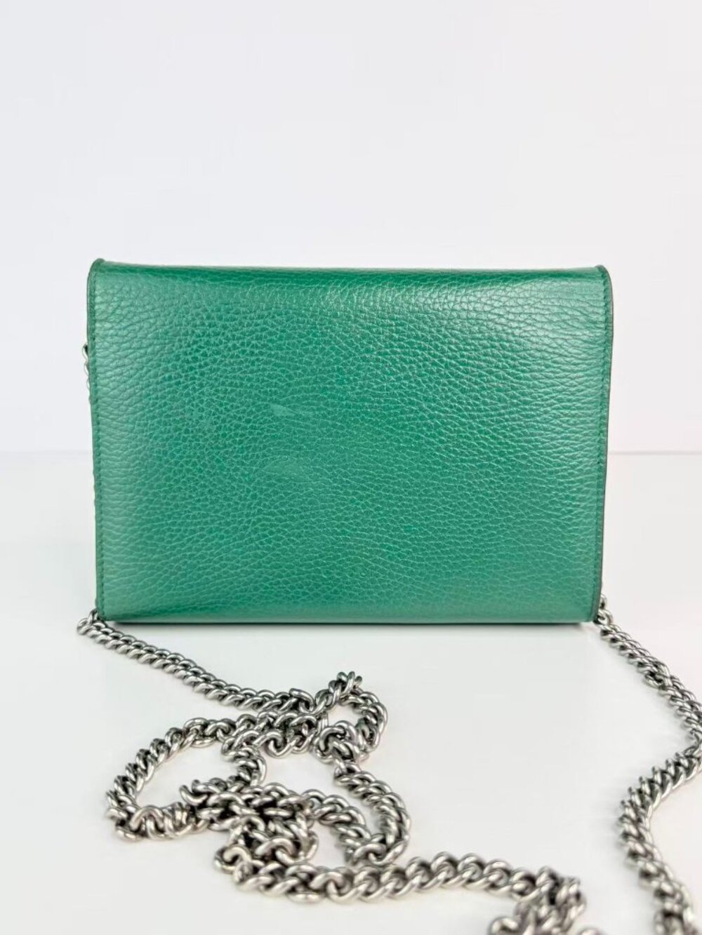 Gucci Dionysus Green Super Mini Leather Chain Crossbody Bag - Picture 4 of 11